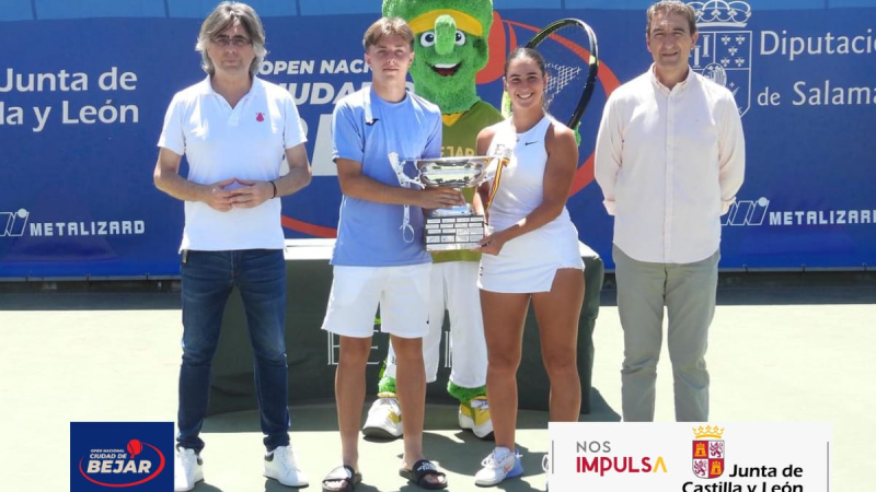 JULIA MILLÁN Y PABLO PÉREZ REPITEN TÍTULO EN EL OPEN DE BÉJAR